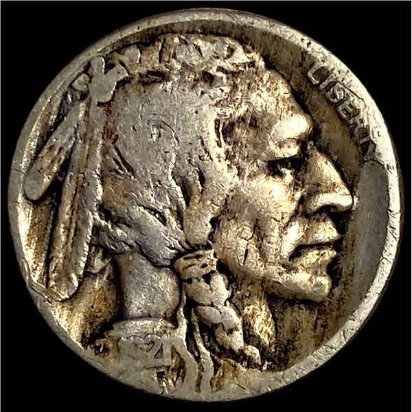 1921-S Buffalo Nickel LIGHTLY CIRCULATED