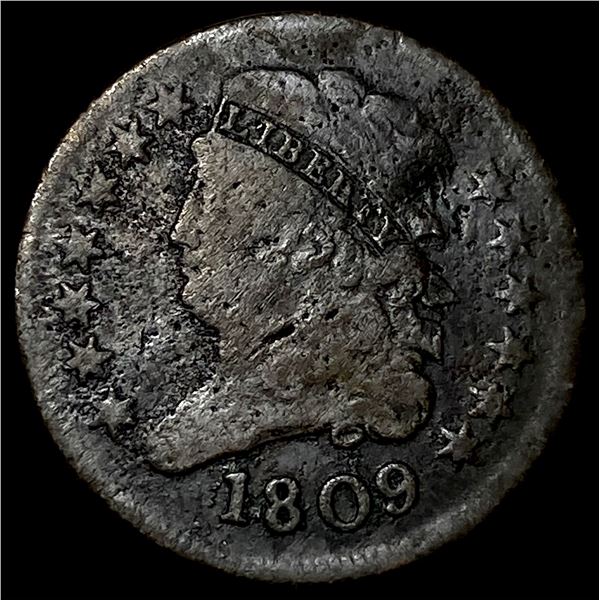 1809 Classic Head Half Cent LIGHTLY  CIRCULATED