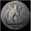Image 1 : 1875 Silver Seated Liberty 20 cent NICELY  CIRCULATED