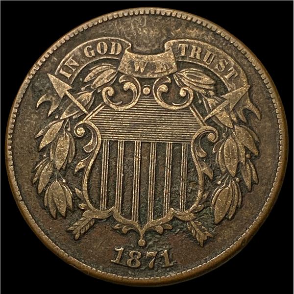 1871 BN Two-Cent Piece CLOSELY UNCIRCULATED