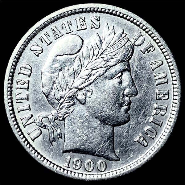 1900-S Silver Barber Dime CLOSELY  UNCIRCULATED