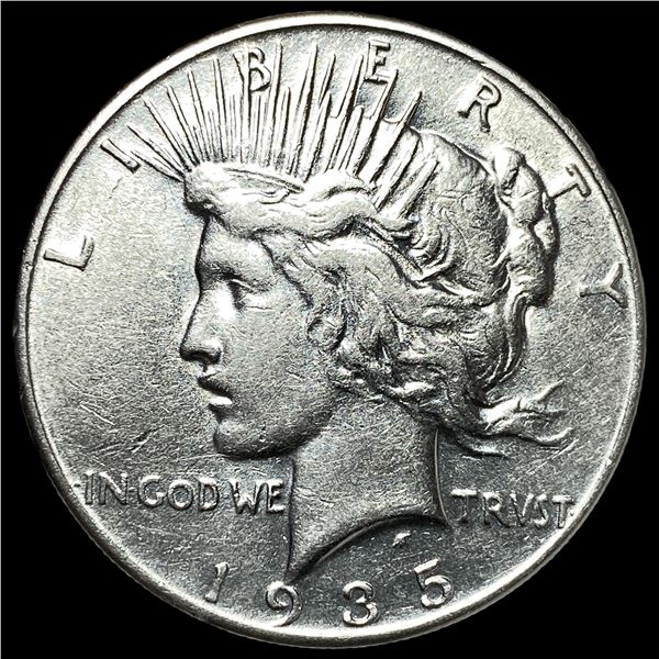 1935 Silver Peace Dollar CHOICE AU