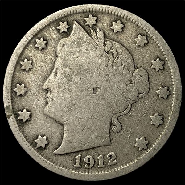 1912-S Liberty Head Nickel LIGHTLY CIRCULATED