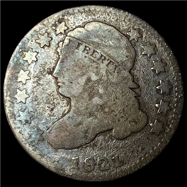 1821 Silver Capped Bust Dime LIGHTLY  CIRCULATED