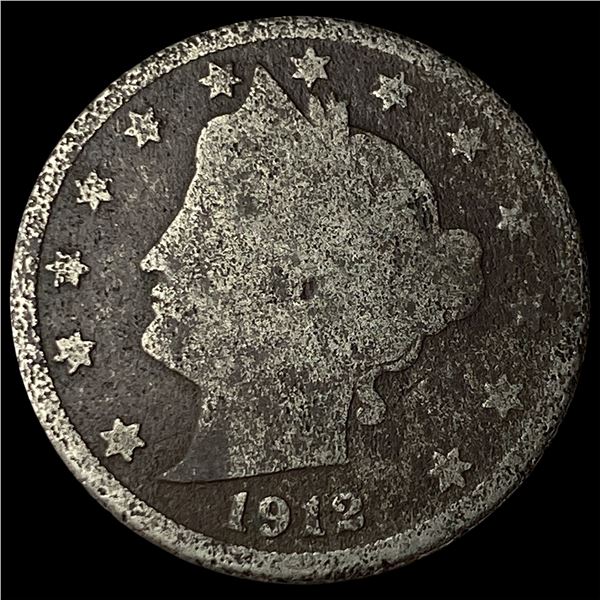 1912-S Liberty Head Nickel LIGHTLY CIRCULATED