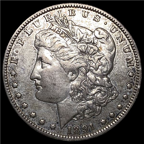 1891-O Silver Morgan Dollar NEARLY  UNCIRCULATED