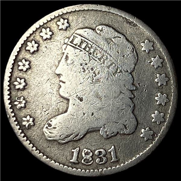 1831 Capped Bust Half Dime LIGHTLY CIRCULATED