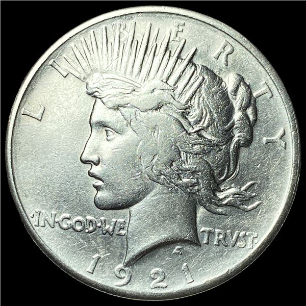 1921 Silver Peace Dollar CLOSELY UNCIRCULATED