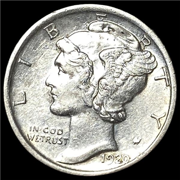 1920-D Silver Mercury Dime CLOSELY  UNCIRCULATED