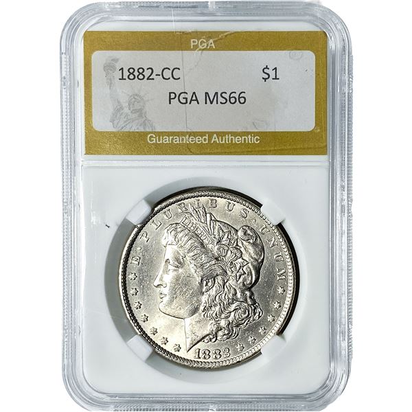 1882-CC Morgan Silver Dollar PGA MS66
