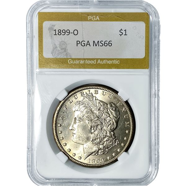 1899-O Morgan Silver Dollar PGA MS66