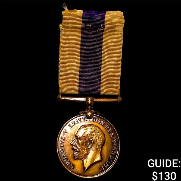 1918 Great Britain WW1 War Service Marine Medal CHOICE AU