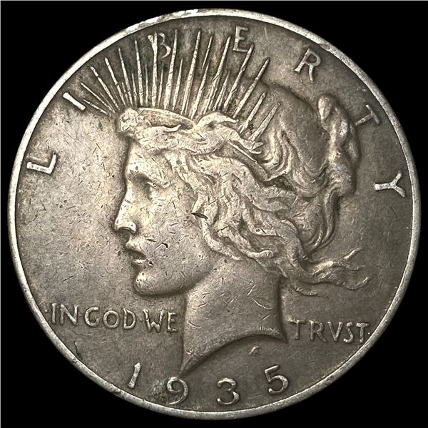 1935-S Silver Peace Dollar LIGHTLY CIRCULATED