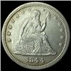 Image 1 : 1844 Silver Seated Liberty Quarter  UNCIRCULATED