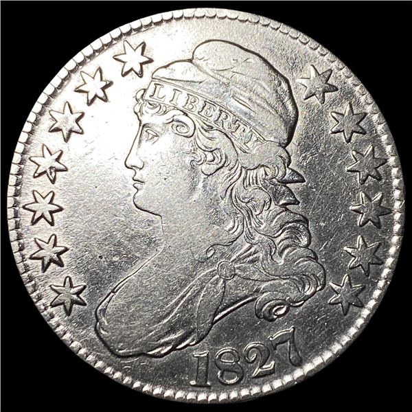 1827 Capped Bust Half Dollar ABOUT  UNCIRCULATED