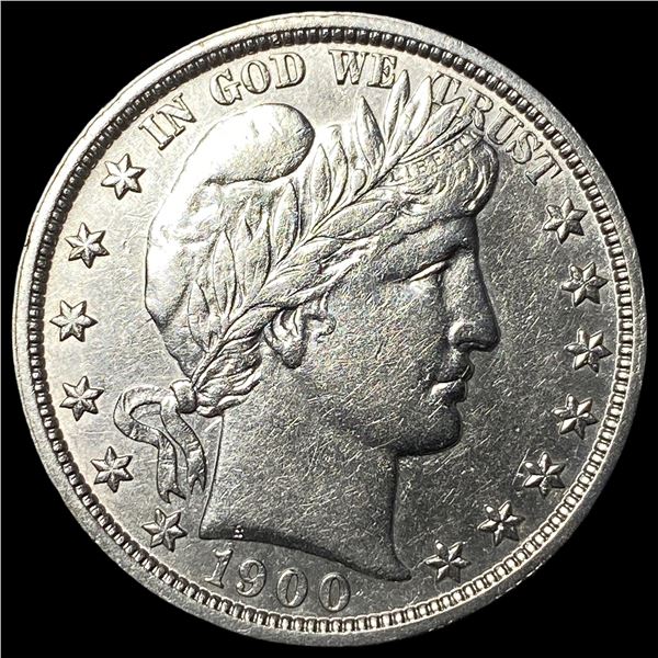 1900-O Silver Barber Half Dollar CLOSELY  UNCIRCULATED