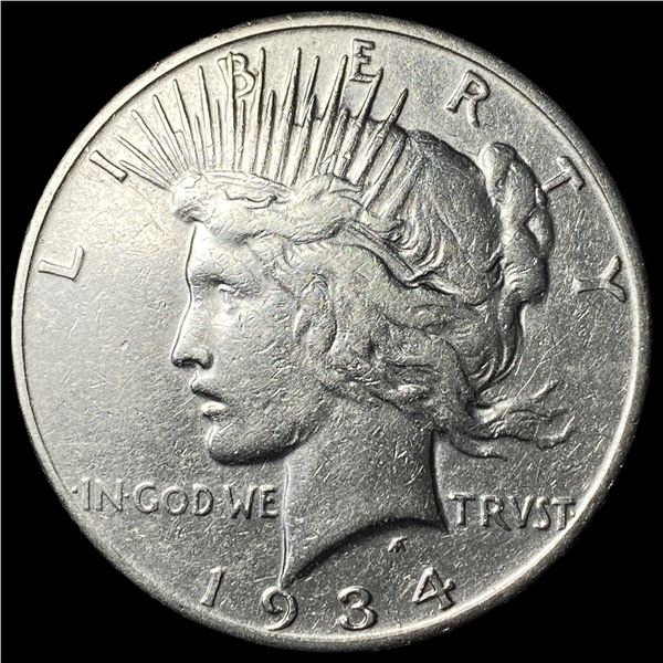 1934-S Silver Peace Dollar CLOSELY  UNCIRCULATED
