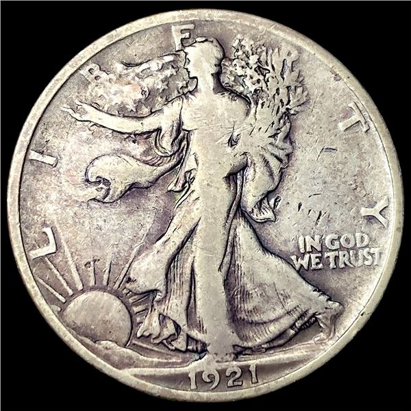 1921 Silver Walking Liberty Half Dollar  LIGHTLY CIRCULATED
