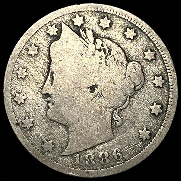 1886 Liberty Head Nickel LIGHTLY CIRCULATED