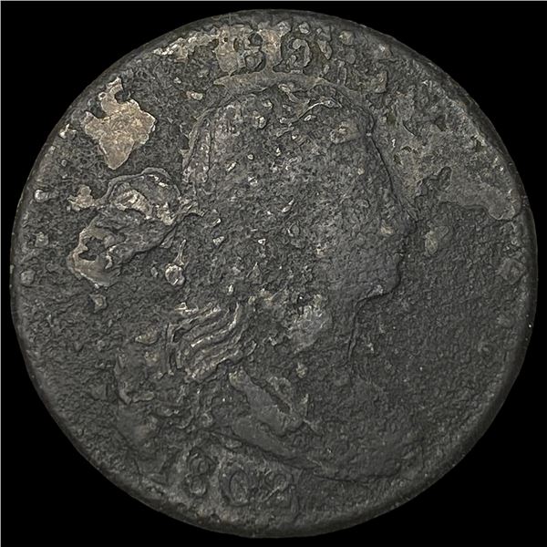 1802 Draped Bust Large Cent NEARLY  UNCIRCULATED