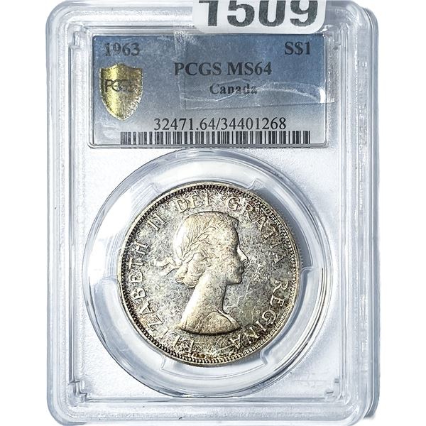 1963 PCGS MS64