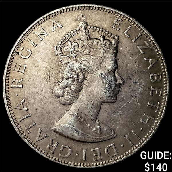 1964 Bermuda Silver 1 Crown CHOICE BU