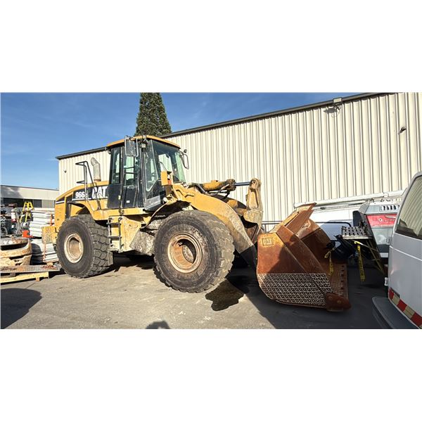 CAT 966H FRONT END LOADER YELLOW VIN CAT0966HEA6D00509