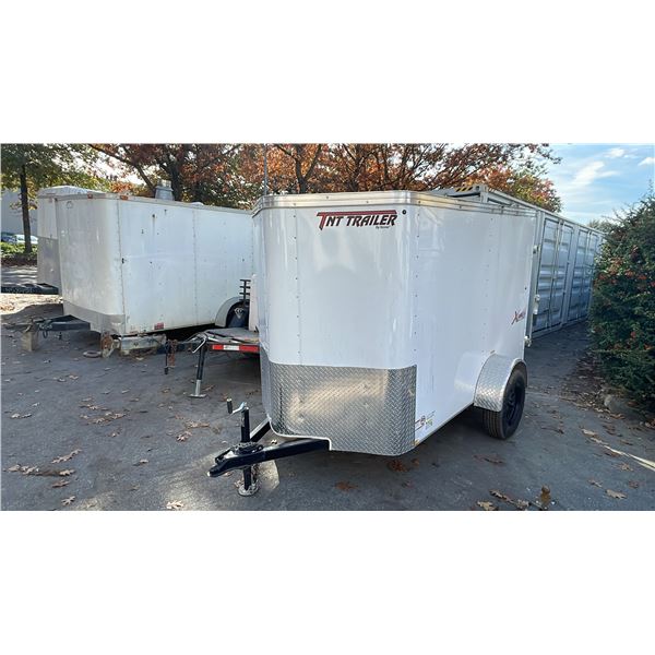 2023 NOVAE LLC XPRESS CARGO SINGLE AXEL COVERED TRAILER WHITE VIN 5JWWE0814P6100015
