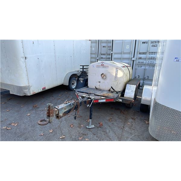 2005 MAGNUM DUAL AXEL TANK TRAILER WITH PRESSURE WASHER BLACK VIN 5AJWS16155B000212