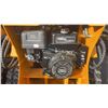 Image 3 : SDLOOL SL360T YELLOW 420CC GAS POWERED RUBBER TRACK STAND ON MINI SKID STEER LOADER WITH 42"W
