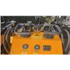 Image 5 : SDLOOL SL360T YELLOW 420CC GAS POWERED RUBBER TRACK STAND ON MINI SKID STEER LOADER WITH 42"W