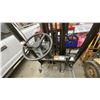 Image 5 : DAEWOO GC18 YELLOW 2,400 LBS CAPACITY 3 STAGE 189" MAST PROPANE COUNTERBALANCE FORKLIFT WITH
