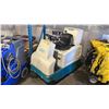 Image 1 : TENNANT 6100 HEAVY DUTY COMMERCIAL ELECTRIC RIDE ON FLOOR SWEEPER- 2882.3 HOURS *HOURS NOT VERIFIED*
