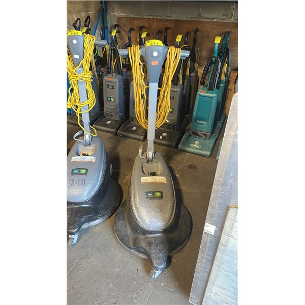 TENNANT COMMERCIAL ELECTRIC DUST CONTROL FLOOR BURNISHER MACHINE
