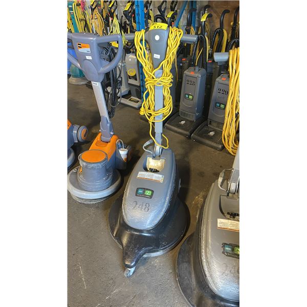 TENNANT COMMERCIAL ELECTRIC DUST CONTROL FLOOR BURNISHER MACHINE