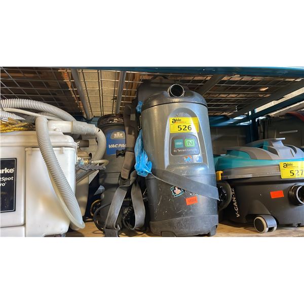 TENNANT & WINSOR COMMERCIAL BACKPACK VACUUMS *NO HOSES*