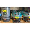 Image 1 : GROUP OF 3 TENNANT V-CAN-12 COMMERCIAL DRY CANISTER VACUUMS *NO HOSES OR ATTACHMENTS*
