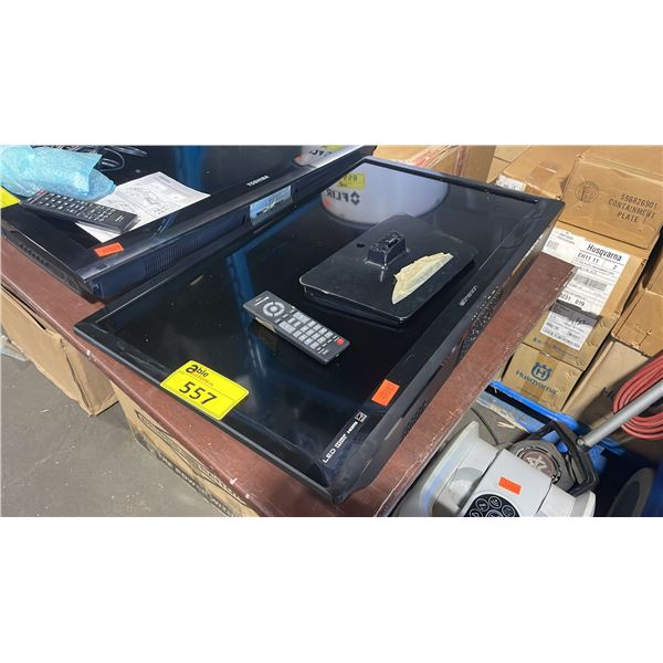 EMERSON 32" TV WITH STAND & REMOTE