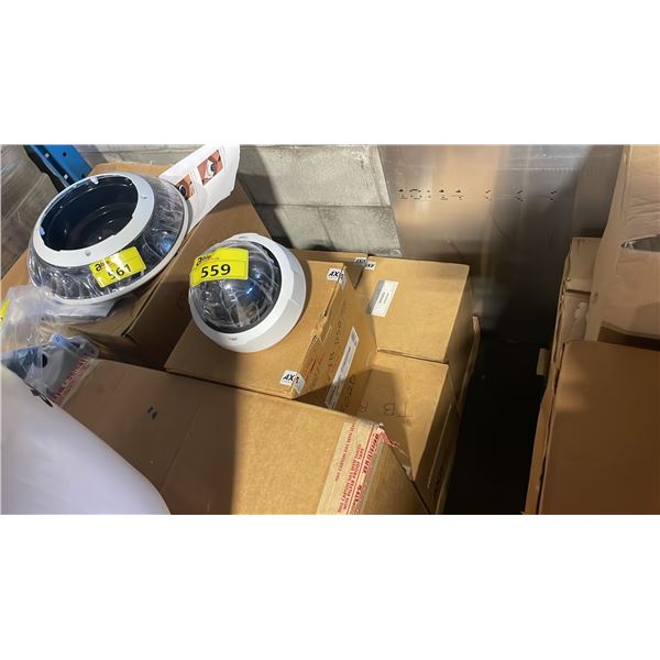 GROUP OF 5 AXIS Q3708-PVE MULTI-SENSOR FIXED DOME NETWORK CAMERAS