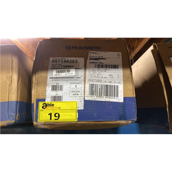 HUSQVARNA 525LK COMMERCIAL GAS POWERED MULTI-TASK TRIMMER/COMBI UNIT *IN BOX*