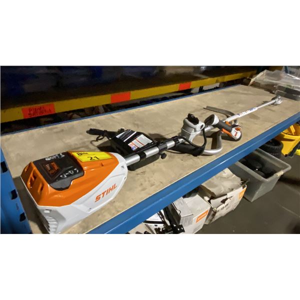 STIHL FSA 80.0 CORDLESS BATTERY POWERED TRIMMER WITH CHARGER & BATTERY