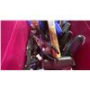 Image 3 : BIN OF ASSORTED HAND TOOLS- HAMMERS, PLIERS, SCREW DRIVERS, TIN SNIPS, RUBBER MALLET & MORE