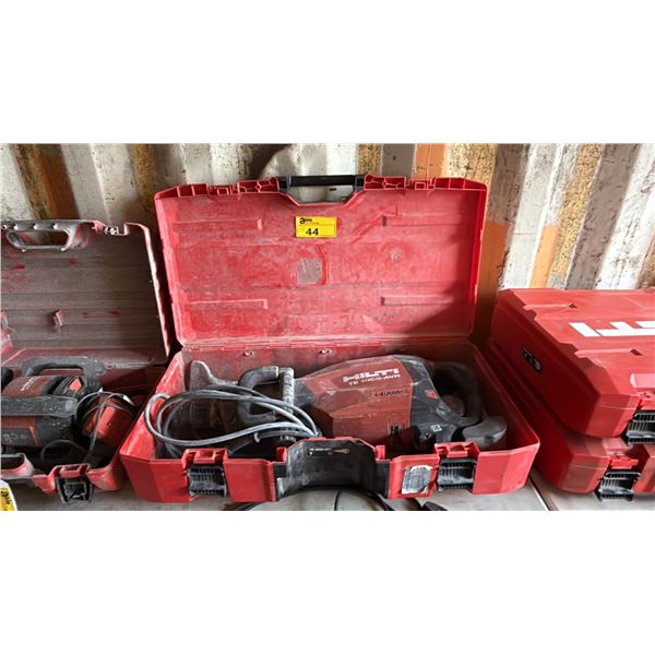 HILTI TE TE 1000 HEAVY DUTY ELECTRIC CORDED DEMOLITION HAMMER IN HARD TRANSPORT CARRYING CASE