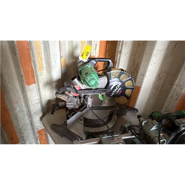 HITACHI C 12FDH ELECTRIC CORDED 12-INCH DUAL BEVEL COMPOUND MITER SAW