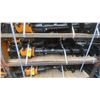 Image 1 : GIYI C-10 MINI EXCAVATOR ATTACHMENT SET- 2 BUCKETS, GRABBER, RAKE, RIPPER, QUICK CONNECT, AUGER &