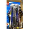 Image 5 : BOX OF ASSORTED HEAVY DUTY STAPLE GUNS, RIVET TOOL, STAPLES & RIVETS