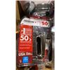 Image 7 : BOX OF ASSORTED HEAVY DUTY STAPLE GUNS, RIVET TOOL, STAPLES & RIVETS