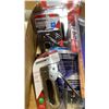 Image 4 : BOX OF ASSORTED HEAVY DUTY STAPLE GUNS & STAPLES