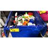 Image 1 : BIN OF ASSORTED CLEANERS & CHEMICALS- WATER CLARIFIER, LIME OUT, PARTS LUBRICANT, SPRAY NINE,