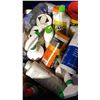 Image 2 : BIN OF ASSORTED CLEANERS & CHEMICALS- WATER CLARIFIER, LIME OUT, PARTS LUBRICANT, SPRAY NINE,
